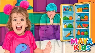 Maya e o Papai Testam a Capa Mágica da Invisibilidade! ✨👻
