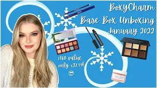 BOXYCHARM BASE BOX | January 2022 | Unboxing & Try-On | looksbylottie