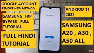 Samsung a20 frp bypass Android 11 2022
