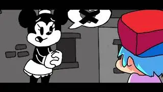 FNF | Mickey mouse | Sunset song (Happy ending)