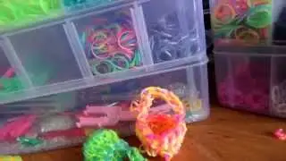 Корзинка из резинок на крючке