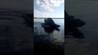 Катамаран Мастекркат с палаткой на борту.(1)