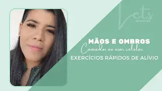 Mãos e Ombros cansados de uso no celulares