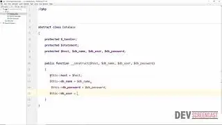 PHP OOP Tutorial - Abstract Classes Part 1