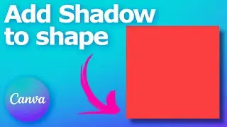 Canva how to add shadow to shape