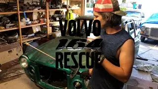 Pressure Washing the INSIDE of a car - Volvo 164 Rescue Ep 25