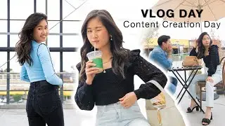 Vlog 1_Behind The Scene Of A Content Day | Brunch and Boba Run w/ Gongcha