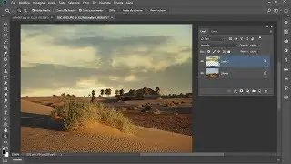 Photoshop Fusione Luminosa di Due Foto con Dimensioni Diverse