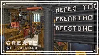 The IMPOSSIBLE Redstone Machine :: Minecraft Create Mod