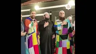 Le Shaykh et les disciples de la Tariqa Karkariya à Médine (clôture d'un cours du Shaykh)