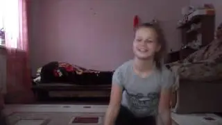 Гимнастическая разминка) снимаю со своей лучшей подругой.