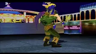 Tekken 3 Ogre  Bearhug Xiaoyu  In Blue outfit No Timer Max Life