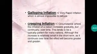 MEANING OF CREEPING INFLATION