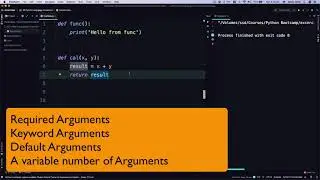 29   function arguments in python | Python For Absolute Beginners