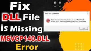 How to Fix DLL Missing Error Without Any Software