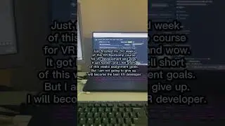becoming VR dev struggles 