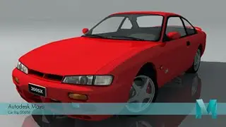 Autodesk Maya car rig (200SX)