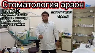 Стоматология арзон пломба дандон кандан дандон дохтан хамаш копеек меистан.