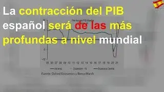La contracción del PIB español será de las más profundas a nivel mundial
