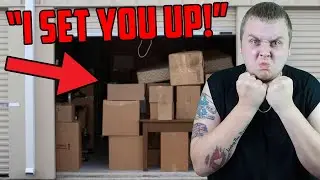 SO MAD! Old Owner TRICKED Us! LOOK AT THIS! I Bought an Abandoned Storage Unit! Good Profit and ROI?
