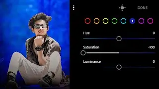Lightroom Realistic Blue Tone Photo Editing | Lightroom Photo Editing