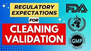 Regulatory Expectations for Cleaning Validation | FDA Requirements for Cleaning Validation