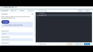 python | ccbp 4.0 | Hello world + world | Coding practice - 1A