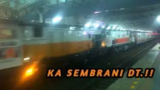 MOMENT TIDAK BIASA..!! LOKOMOTIF DOUBLE TRAKSI DI KA SEMBRANI