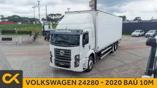 VOLKSWAGEN CONSTELLATION 24280 – 2020 – 6X2 – BAÚ 10M