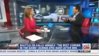 Richard Sherman Goes CRAZY   Seattle Seahawks vs San Francisco 49ers   NFC Championship 2014