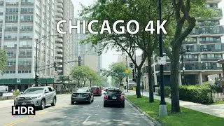 Driving Chicago 4K HDR - The North Shore - Billionaires Millionaires & Lake Shore Mansions