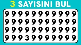 Gözlerin Ne Kadar İyi ? Ben Diğerlerinden Farklıyım Beni Ayırt Edebilir Misin?