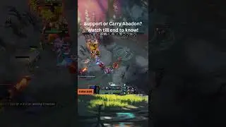 Лучшая поддержка геймплея! DOTA 2 Abadon can support and carry! #shorts #dota2 #dota #gaming