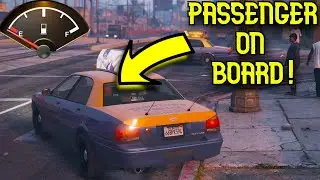 What Happens if Your Taxi RUNS OUT OF FUEL WHILE ON A TAXI FARE ?(GTA 5)