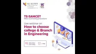 Webinar On EAMCET Counselling Procedure | How to Choose College & Branch