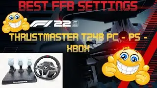 THRUSTMASTER T248 - F1 22 - FORCE FEEDBACK SETTINGS - PC - PLAYSTATION - XBOX