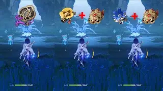 Yelan Artifact Comparison 4 Emblem, 2Tenacity + 2Hod , 2Hod + 2Noblesse !!!