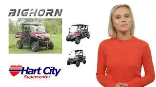 Hart City Supercenter is now offering Bighorn Powersports UTVs and Golf Carts