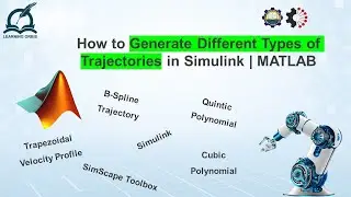 How to Generate Different Types of Robot Trajectories in Simulink MATLAB | RST | Robotics