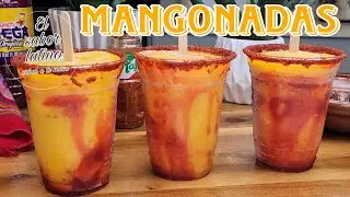 🔴 Como Hacer unas Deliciosas Mangonadas Caseras Fáciles y Ricas! Paletas de Mango y Chamoy 🥭🥭