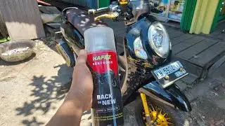 pengkilap motor hafez restorer asli wetlook hasil nya