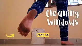 Glass windows are easy to clean