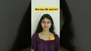 What does SQL stand for? #sql #programming #sqlshorts #shorts #short #youtubeshorts