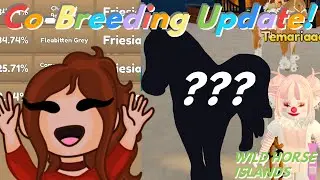 I got the NEW CO-BREEDING UNIQUE COATS in WILD HORSE ISLANDS on ROBLOX