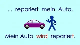 Deutsch lernen Grammatik 18: ich werde ... (Passiv)