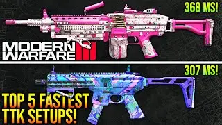 Modern Warfare 3: Top 5 FASTEST TTK CLASS SETUPS! (MW3 Best TTK META Weapons)
