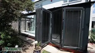 Grey 7 Panel Bi Fold Door from Abbey Windows, Reading Sound