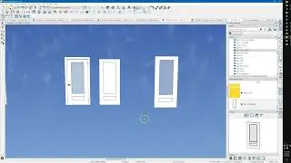 Door Symbol - Solid Panel to Glass - Chief Architect