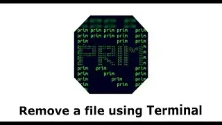 Remove file using Terminal | rm | Linux commands
