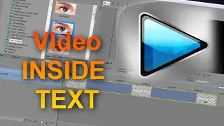 ►TUTORIAL◄ How to Make/Place Video Inside Text with SONY VEGAS PRO